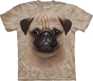Mops Kinder T-Shirt Pug Puppy