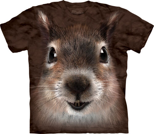 Eichhörnchen T-Shirt Squirrel Face S