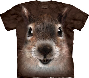 Eichhörnchen T-Shirt Squirrel Face M