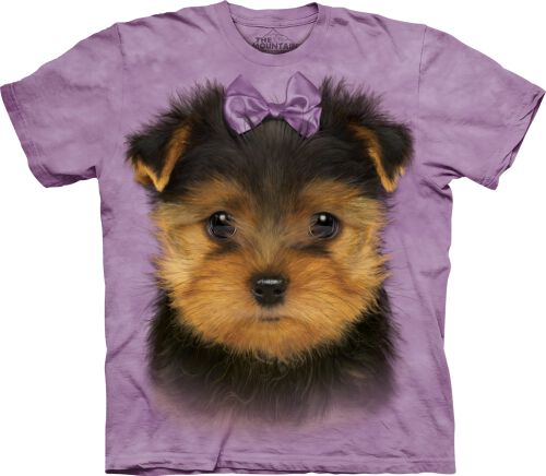 Hunde Kinder T-Shirt Yorkshire Terrier Puppy S