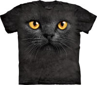 T-Shirt große schwarze Katze
