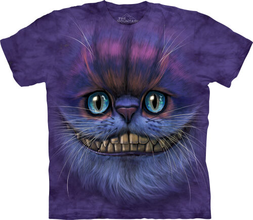 Katzen T-Shirt Big Face Cheshire Cat L