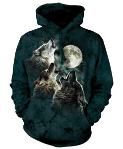 The Mountain Hoodie Three Wolf Moon Classic S