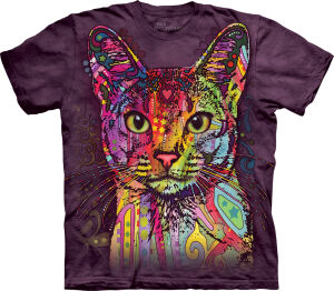 Katzen T-Shirt Abyssinian von Dean Russo