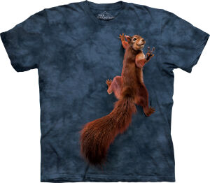 Eichhörnchen T-Shirt Peace Squirrel L