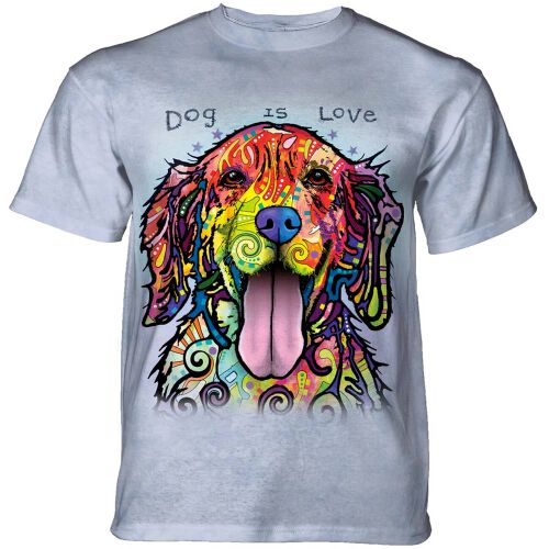 Dean Russo Hunde T-Shirt Dog Is Love M