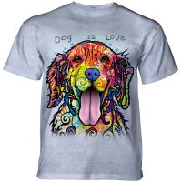 Dean Russo Hunde T-Shirt Dog Is Love L
