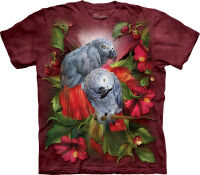 Papageien T-Shirt African Grey Mates