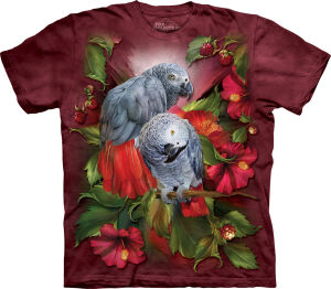 Papageien T-Shirt African Grey Mates S