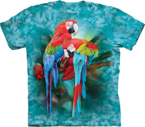 Papageien T-Shirt Macaw Mates