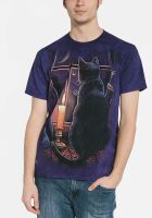 Katzen T-Shirt Midnight Vigil