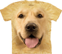Labrador T-Shirt Big Face Golden L