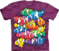 Clownfisch Kinder T-Shirt Bubblegum Clowns XL