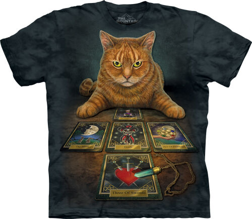Tarot Katzen T-Shirt The Reader S
