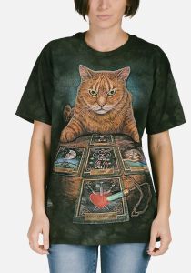 Tarot Katzen T-Shirt The Reader S