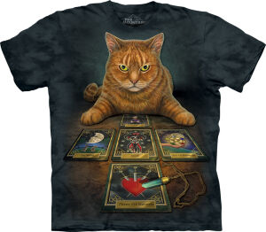 Tarot Katzen T-Shirt The Reader XL