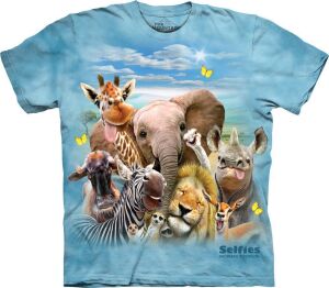 Afrika T-Shirt African Selfie L