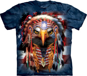 Adler T-Shirt Native Patriot Eagle
