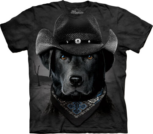 Labrador T-Shirt Cowboy Lab S