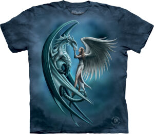 Engel T-Shirt Angel & Dragon S