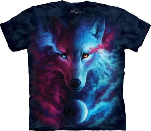 Wolf T-Shirt Where Light and Dark Meet L