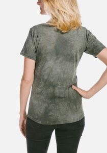 Damen Tri-Blend T-Shirt DJ Lion Retro M