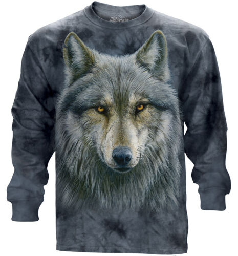 The Mountain Langarmshirt Warrior Wolf XL