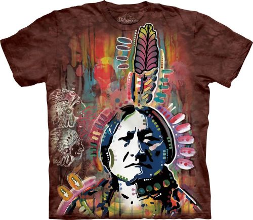 Indianer T-Shirt Sitting Bull Russo S