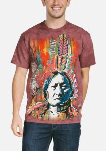 Indianer T-Shirt Sitting Bull Russo L