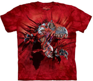 Dinosaurier Kinder T-Shirt Red Ripper Rex L