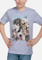 Hunde Kinder T-Shirt Dogs Selfie S