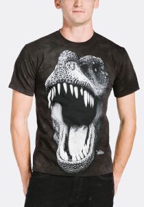 Dinosaurier T-Shirt leuchtet im Dunkeln Farbe schwarz