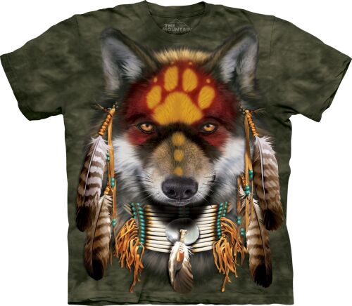 Wolf T-Shirt Native Wolf Spirit