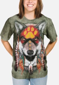Wolf T-Shirt Native Wolf Spirit