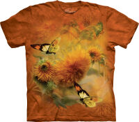 Schmetterling T-Shirt Sunflowers & Butterflies