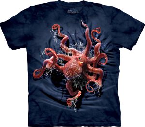 Kraken T-Shirt günstig kaufen in blau