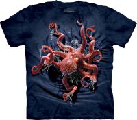 Kraken T-Shirt günstig kaufen in blau