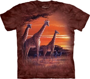 Giraffen T-Shirt Sundown M