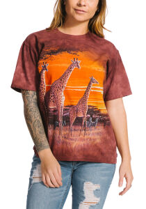 Giraffen T-Shirt Sundown L