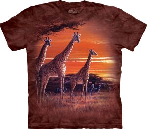 Giraffen T-Shirt Sundown 3XL