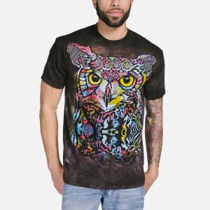 Uhu T-Shirt Russo Owl