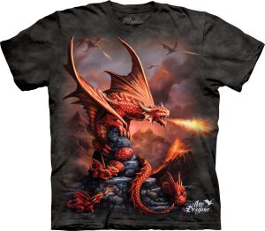 Anne Stokes T-Shirt Fire Dragon
