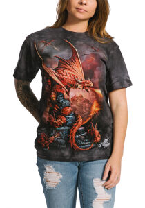 Anne Stokes T-Shirt Fire Dragon 2XL