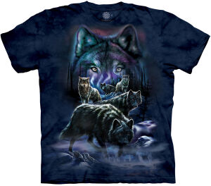 Wolf Motiv T-Shirt Wolf Pack