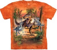 Dinosaurier Kinder T-Shirt Battle of the Dinos L