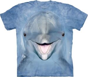 Delphin Kinder T-Shirt Dolphin Face M