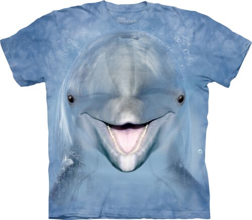 Delphin Kinder T-Shirt Dolphin Face XL