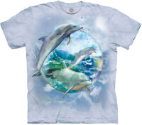 Delphin Kinder T-Shirt Dolphin Bubble S