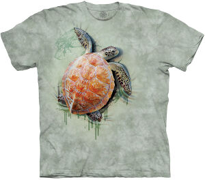 Schildkr&ouml;ten T-Shirt Sea Turtle Climb