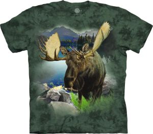 Elch T-Shirt Monarch of The Forest